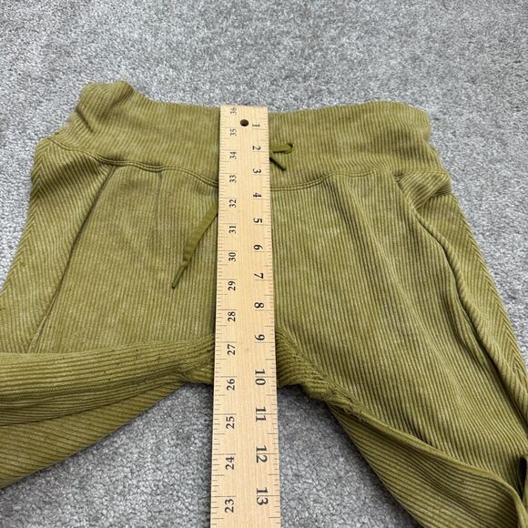 Pink By Victoria's Secret Active Ribbed Leggings Womens Medium Green Compression - Picture 9 of 16